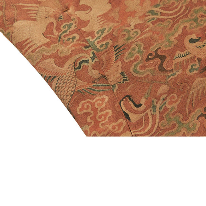 Chaqueta de manga larga para hombre con Buddha Stones, 100 % seda morera, 30 momme, Phoenix Auspicious Clouds - image 10