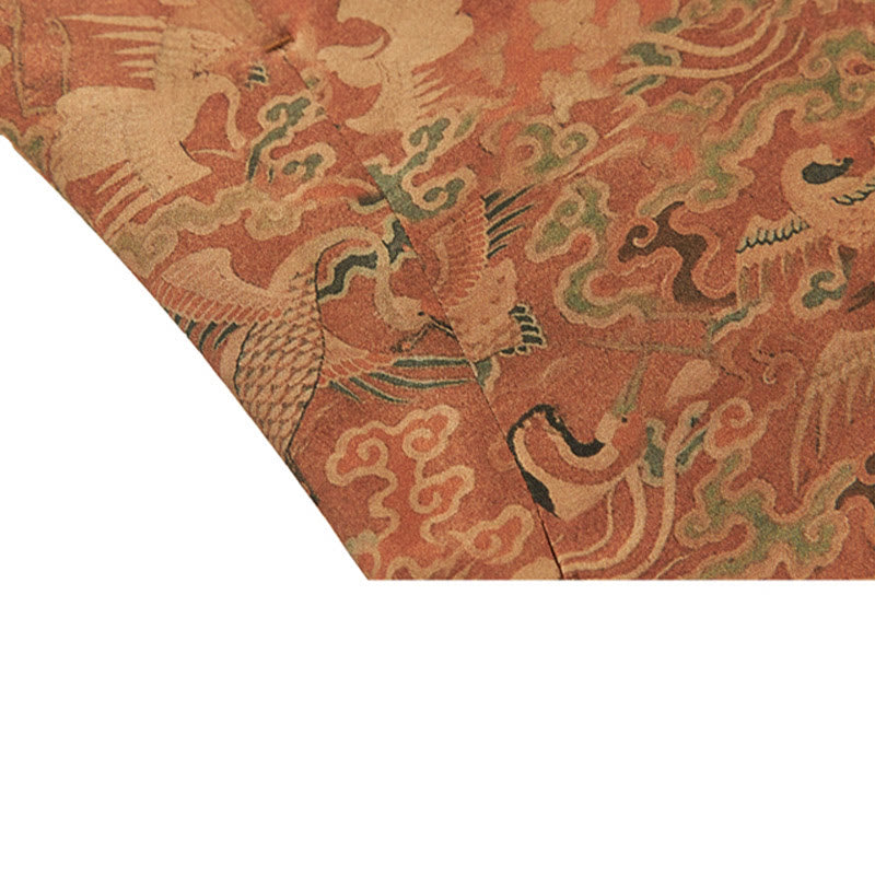 Chaqueta de manga larga para hombre con Buddha Stones, 100 % seda morera, 30 momme, Phoenix Auspicious Clouds - image 10