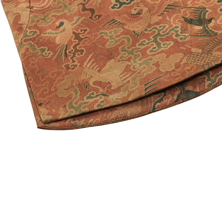 Chaqueta de manga larga para hombre con Buddha Stones, 100 % seda morera, 30 momme, Phoenix Auspicious Clouds - image 9