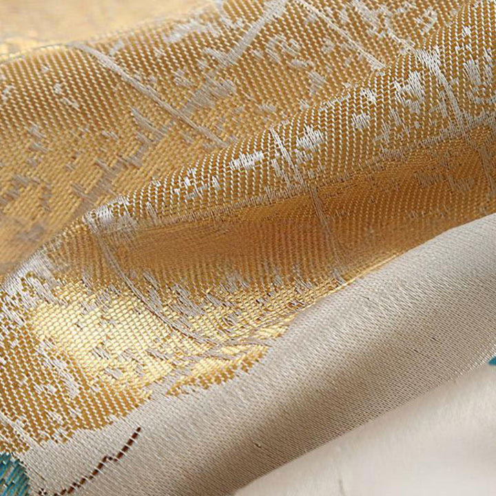 Chaqueta de manga larga para hombre con bolsillos , Buddha Stones, pato mandarín, peonía y rana con botones - image 14