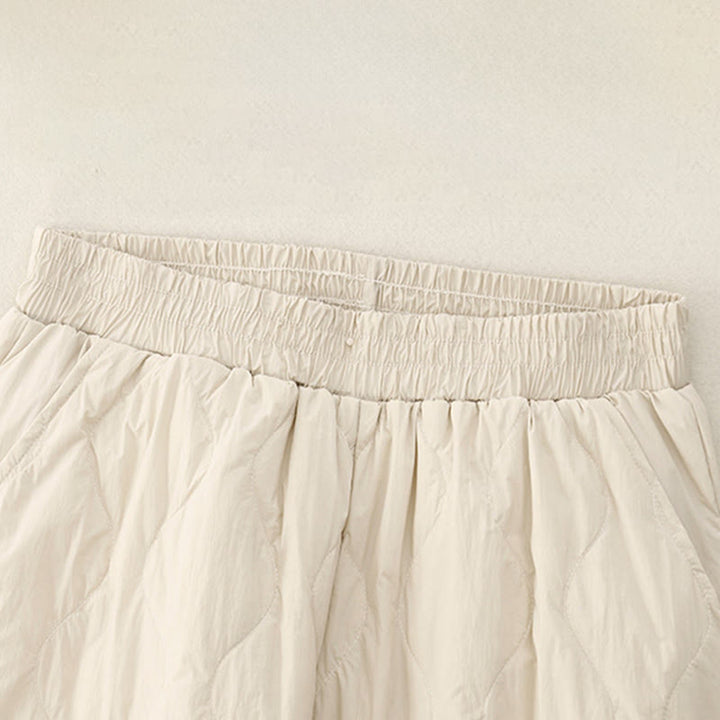 Pantalones térmicos de algodón para mujer, de color liso, con bolsillos , de Buddha Stones, para invierno - image 2