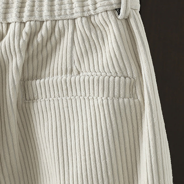 Pantalones harén Buddha Stones de invierno para mujer, de pana lisa, de algodón, de cintura alta, forrados con vellón y bolsillos - image 5