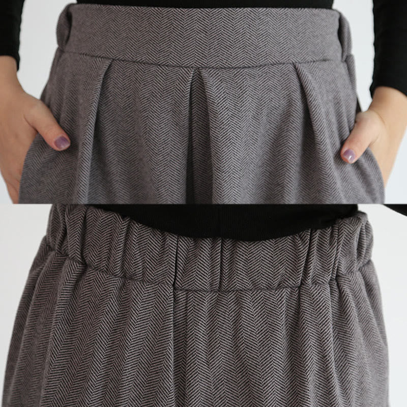 Pantalones Buddha Stones con cintura elástica y bolsillos para mujer, tallas 7-8 - image 11