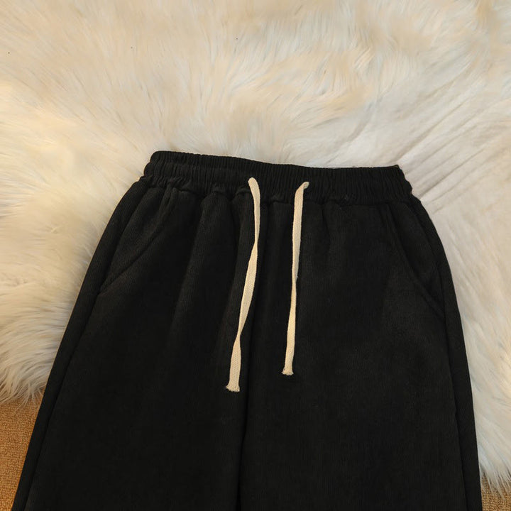 Pantalones anchos de pana de algodón con forro polar y bolsillos para mujer de Buddha Stones - image 17