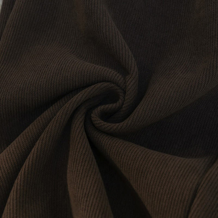 Pantalones anchos de pana de algodón con forro polar y bolsillos para mujer de Buddha Stones - image 23