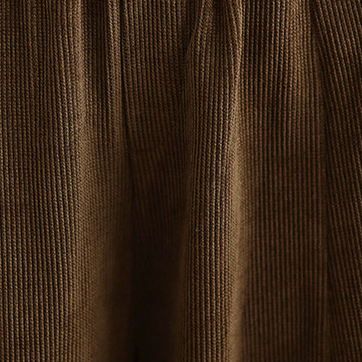 Pantalones harén de pana lisa con bolsillos y diseño patchwork de Buddha Stones para mujer, otoño - image 11