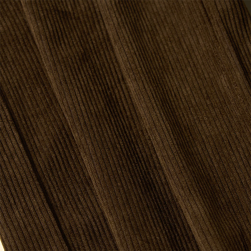 Pantalones anchos de pana y poliéster con botones y bolsillos para mujer de Buddha Stones - image 6