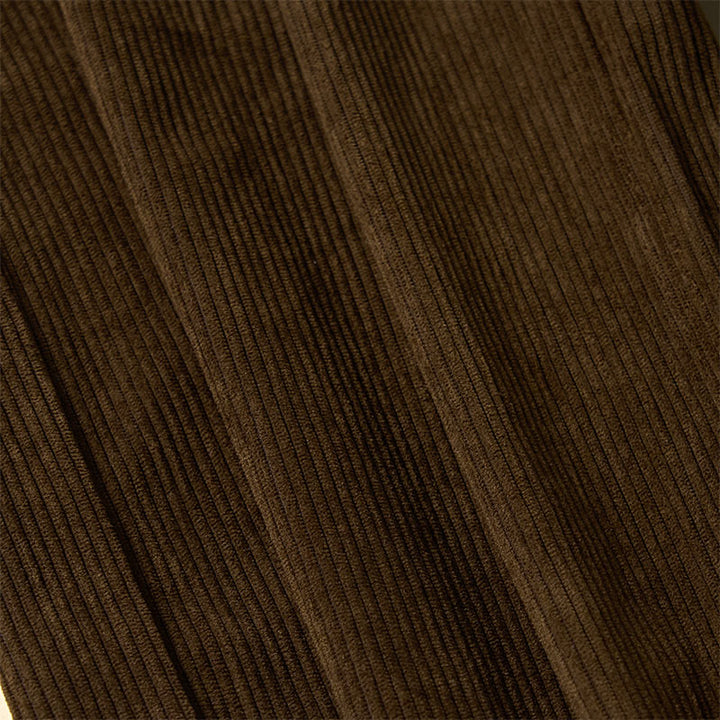 Pantalones anchos de pana y poliéster con botones y bolsillos para mujer de Buddha Stones - image 6