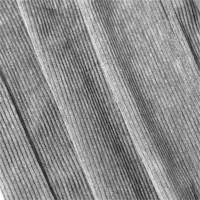 Pantalones anchos de pana y poliéster con botones y bolsillos para mujer de Buddha Stones - image 15