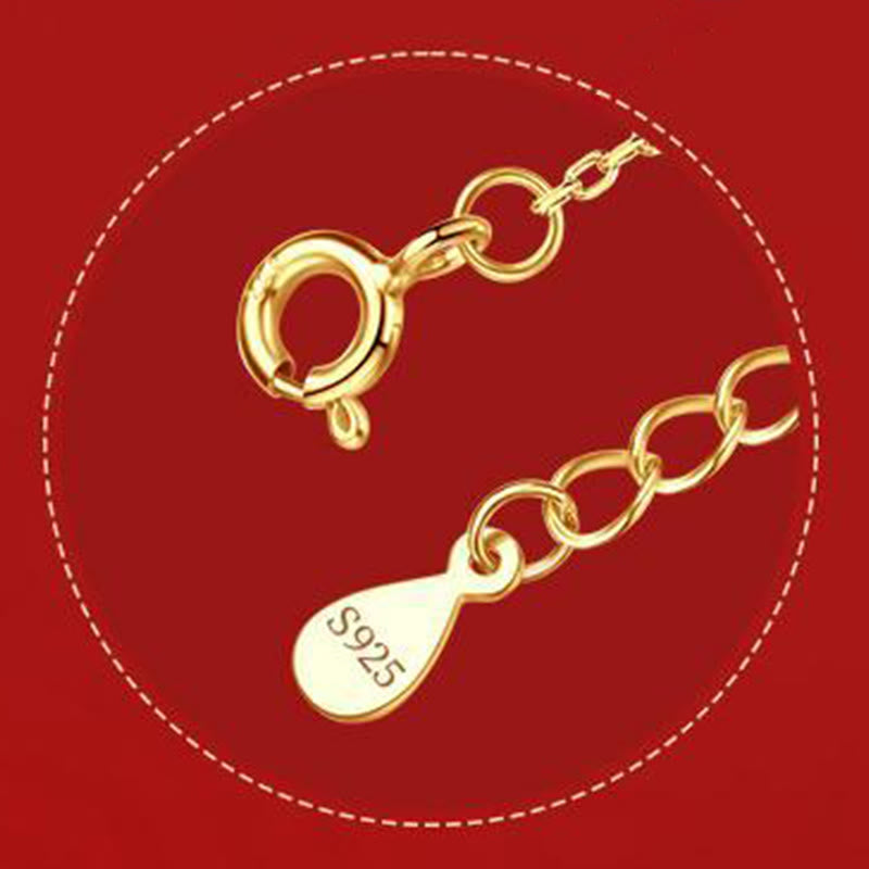 Collar con colgante de jade hetiano y circón en plata de ley 925 con Buddha Stones y el Año del Caballo. - image 8