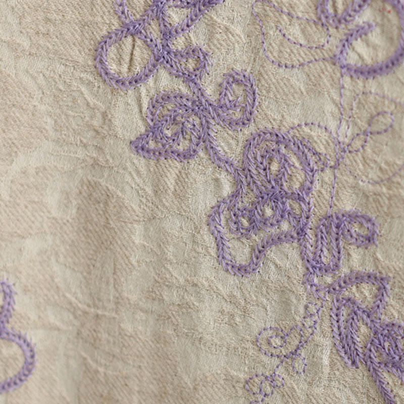 Chaqueta de invierno Buddha Stones para mujer, de manga larga, cuello alto, botones de rana, acolchada de algodón y bolsillos - image 13