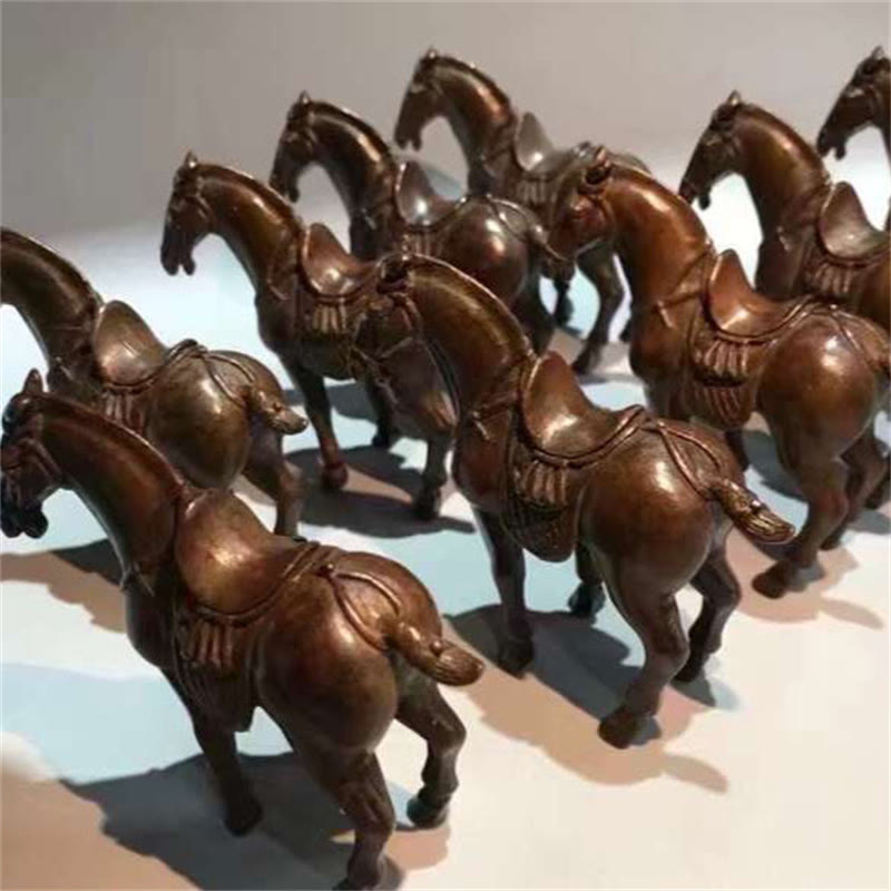 Buddha Stones del Año Antiguo del Caballo, aleación, decoración del hogar, 7,5 x 2,6 x 7 cm - image 6