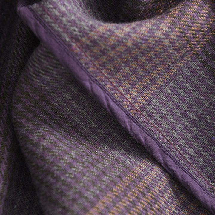 Falda térmica de algodón con estampado a cuadros de invierno para mujer de Buddha Stones, de 7-8 de largo y bolsillos - image 10