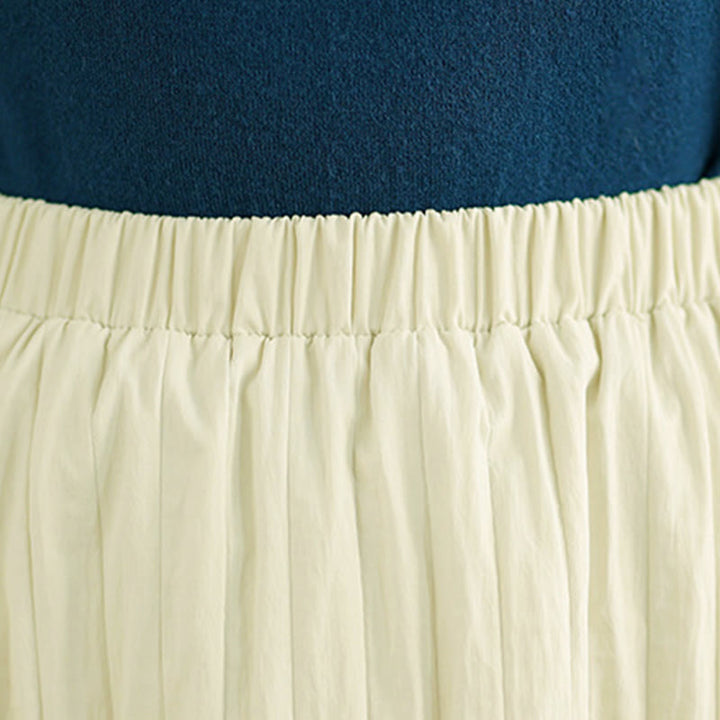 Falda térmica para mujer con cintura elástica, diseño plisado y bolsillos de Buddha Stones - image 15