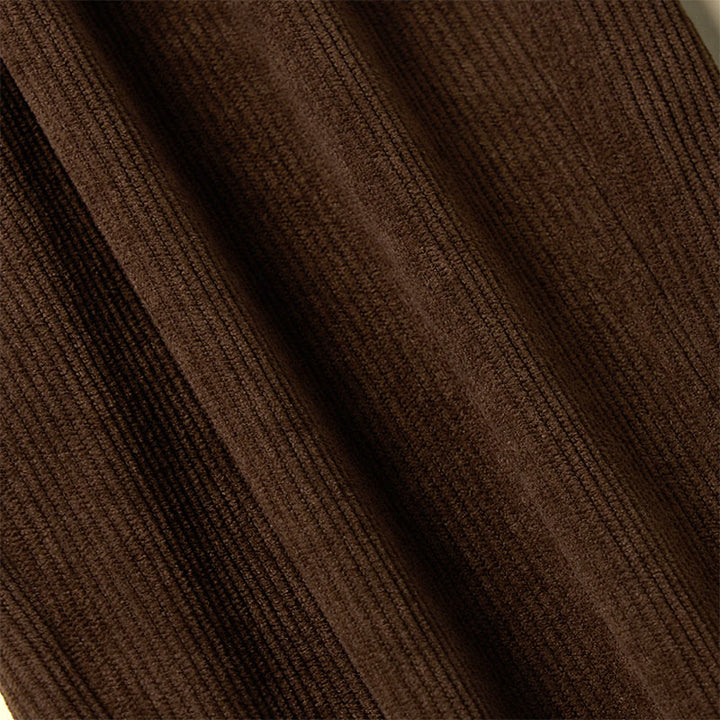 Pantalones de pana de color puro con bolsillos para mujer Buddha Stones Commute - image 8