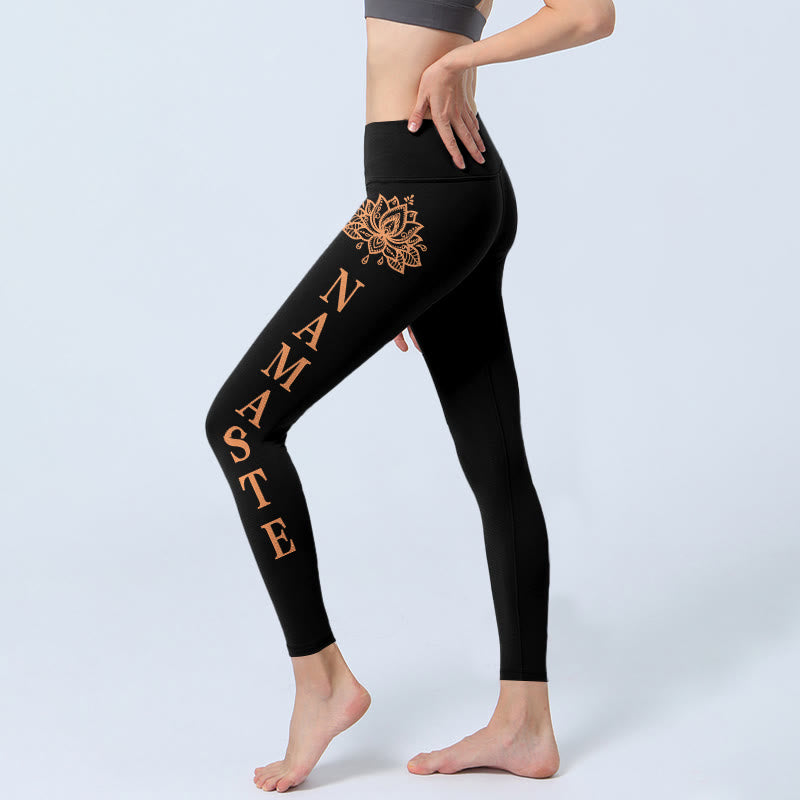 Buddha Stones Mallas de yoga Namaste Lotus Shape para mujer - image 2