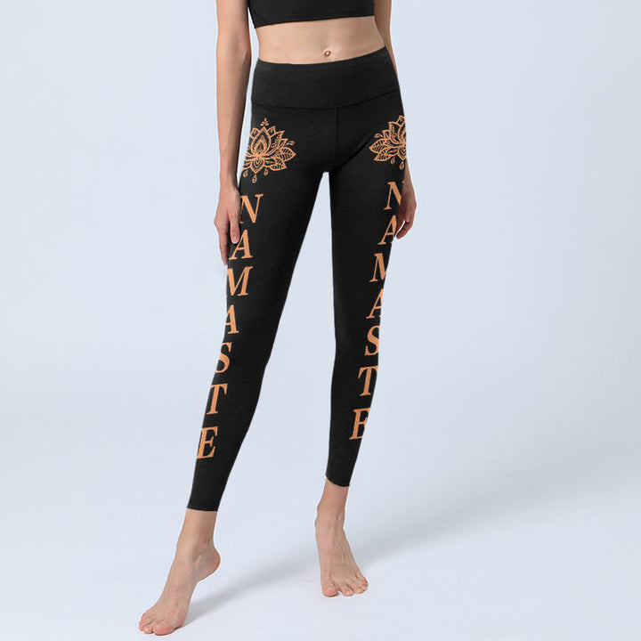 Buddha Stones Mallas de yoga Namaste Lotus Shape para mujer - image 5