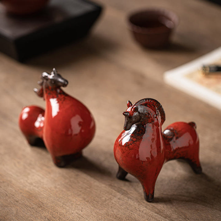 Buddha Stones , Año del Caballo, Cerámica, Libertad, Decoración de Escritorio para el Hogar - image 23