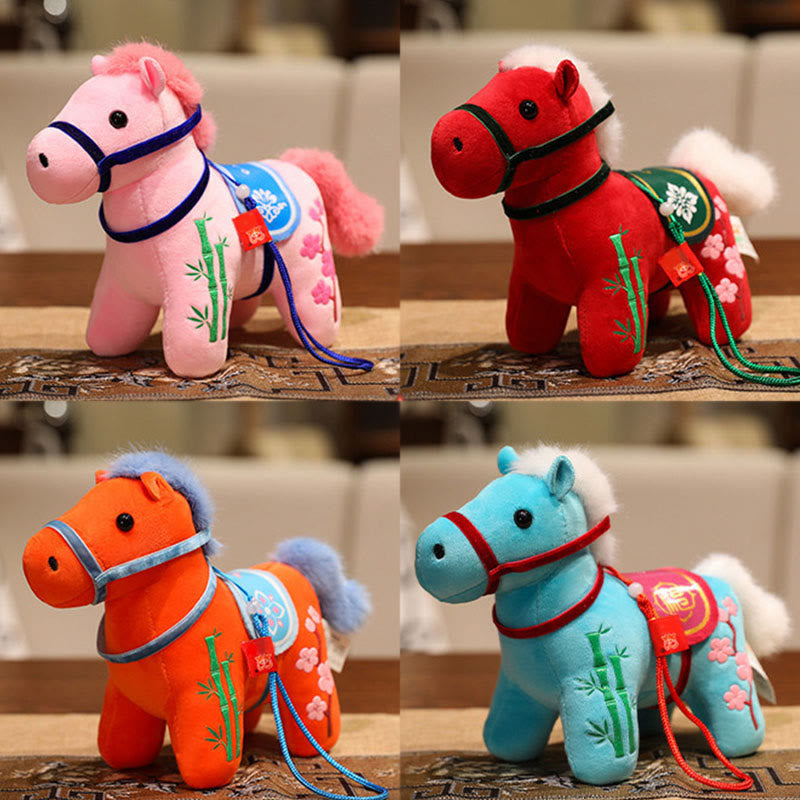 Muñeco de Buddha Stones del año del caballo, bambú, dragón, loto y fénix, para decoración del hogar. - image 25