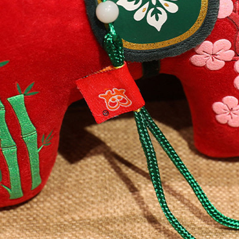 Muñeco de Buddha Stones del año del caballo, bambú, dragón, loto y fénix, para decoración del hogar. - image 4