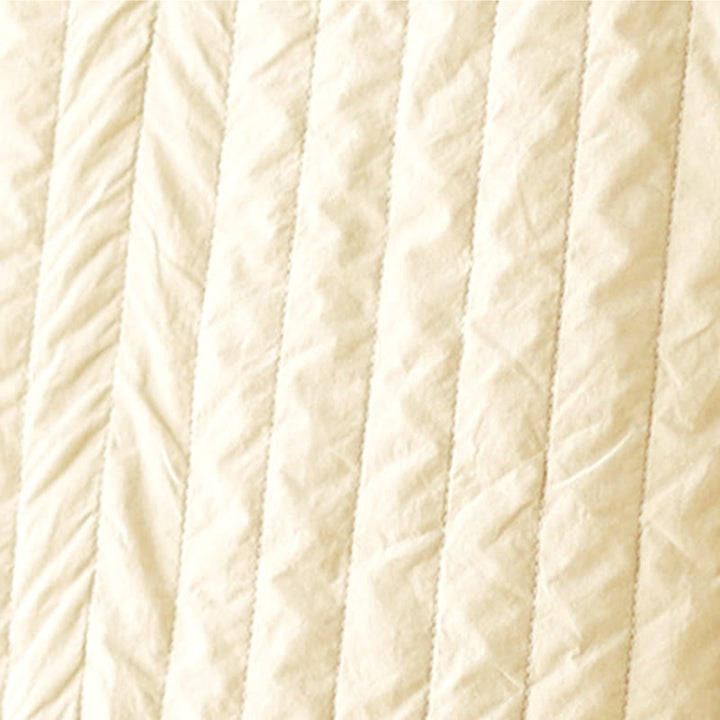 Chaqueta térmica de algodón de manga larga con cuello alto y diseño sencillo para mujer de Buddha Stones , con bolsillo. - image 13