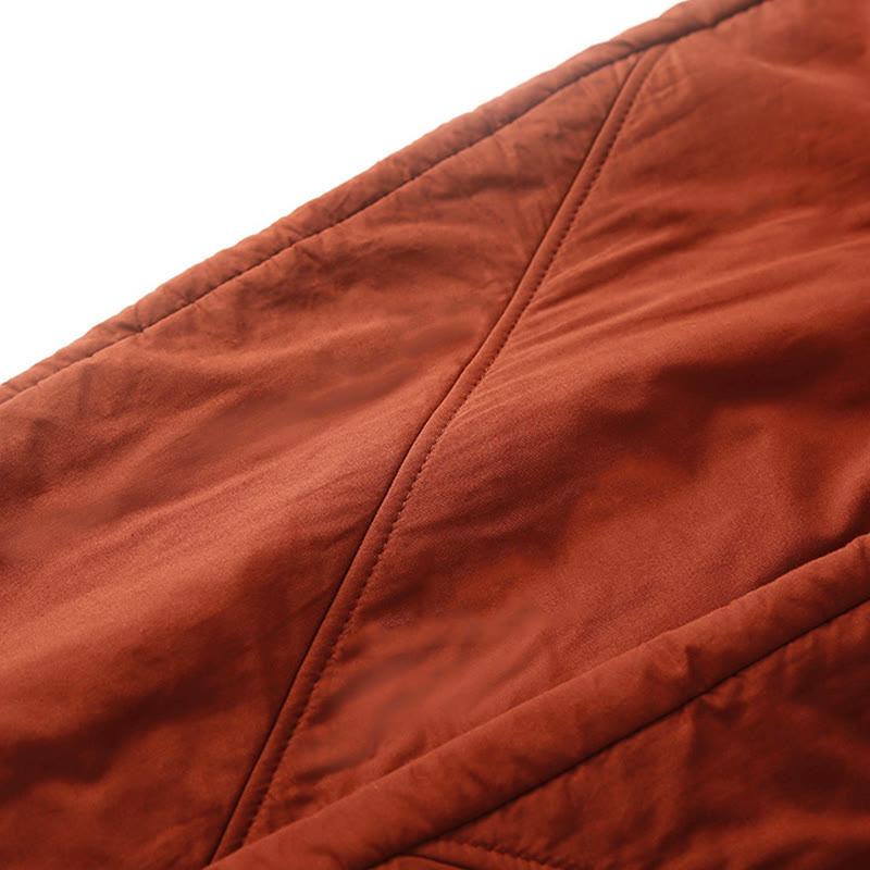 Pantalones tipo harem de invierno para mujer, lisos, con cintura elástica, gruesos, con bolsillos , de Buddha Stones. - image 10