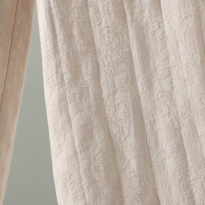 Pantalones térmicos de pierna ancha hasta el tobillo para mujer, con estampado de Buddha Stones, acolchados, de algodón jacquard y con bolsillos. - image 17