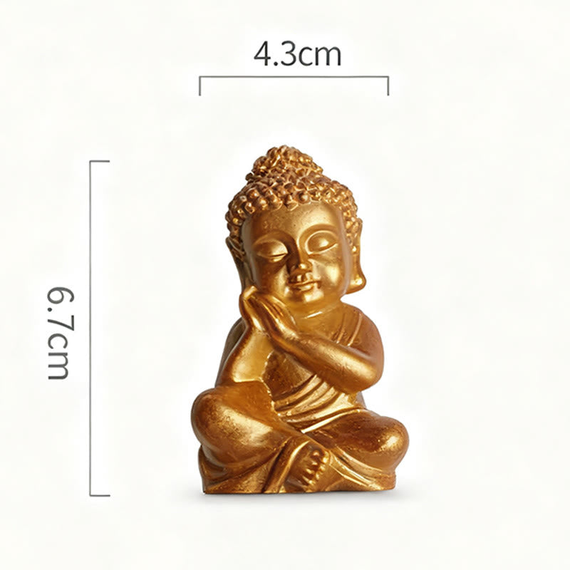 Imán para nevera con estatua de Buda Tathagata de Buddha Stones, decoración para el hogar - Formato A3 4,3*6,7*3 cm (con imán en la parte posterior) - image 6