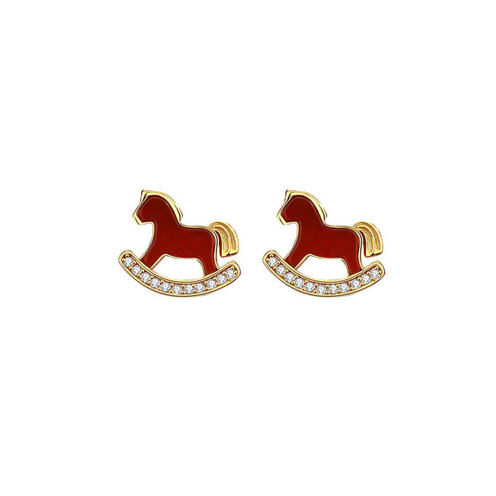 Buddha Stones 925 con diseño del Año del Caballo y ágata roja, inspirados en la confianza. - image 3