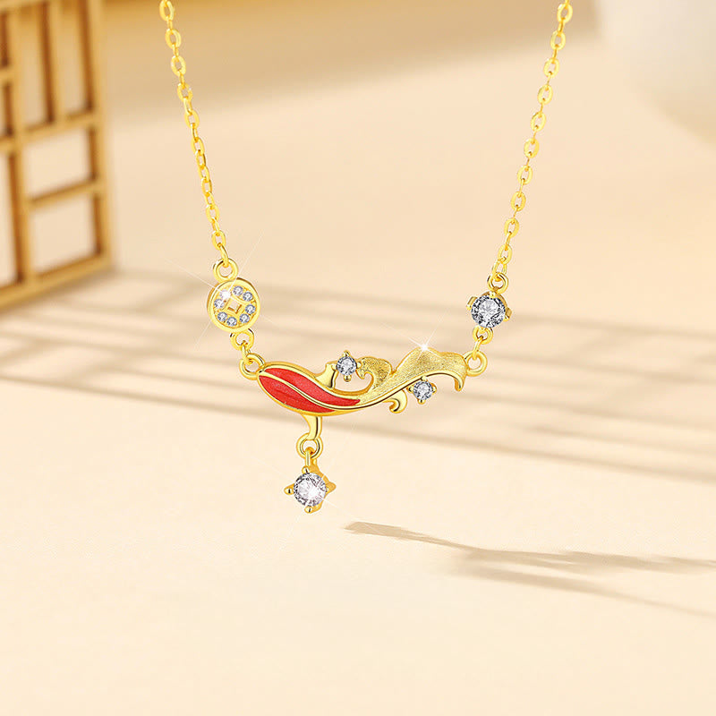 Buddha Stones , con cordón rojo. - Collar de pez koi - image 8