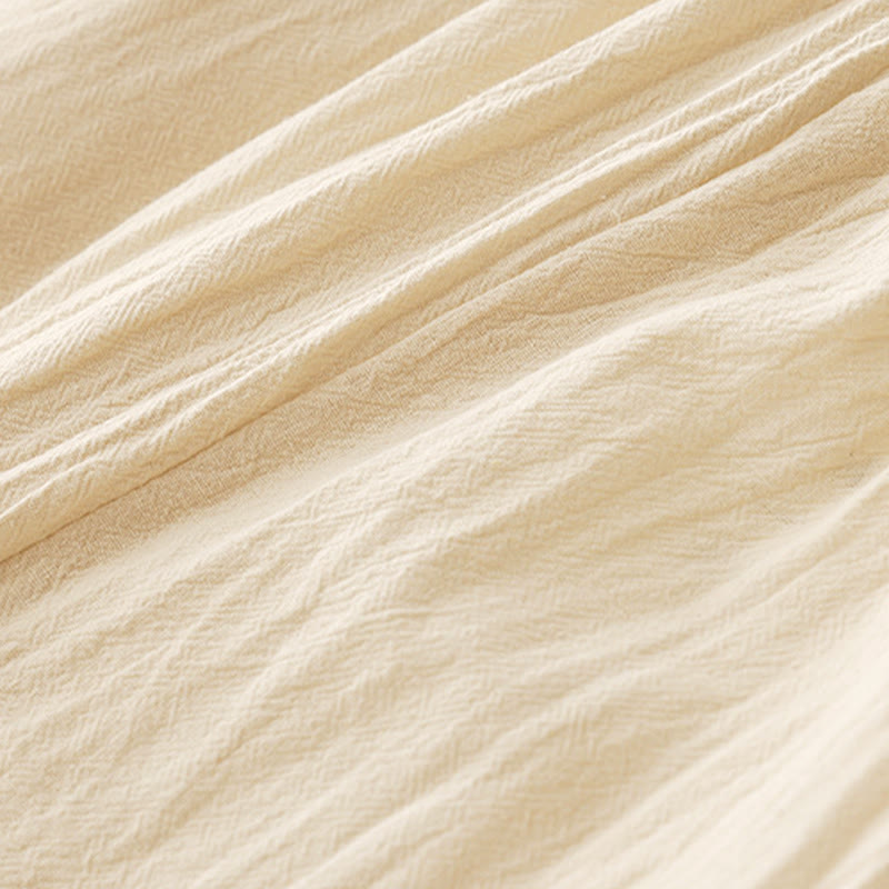 Pantalones de pierna ancha para mujer con bolsillos, diseño sencillo patchwork de colores lisos con Buddha Stones y estampado otoñal. - image 3