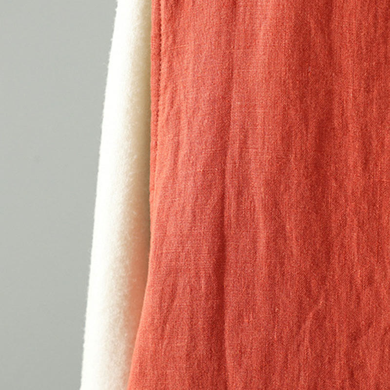 Chaleco sin mangas para mujer con cuello en V, estampado floral y Buddha Stones , cierre de botón tipo rana - image 10