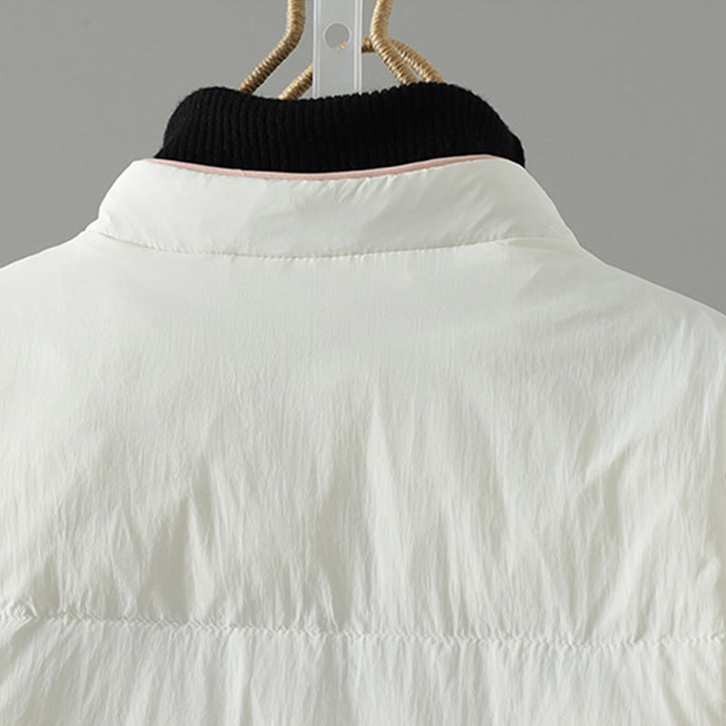 Chaqueta térmica de manga larga para mujer con bolsillos, bordado de flores de durazno y piedras de Buddha Stones. - image 18