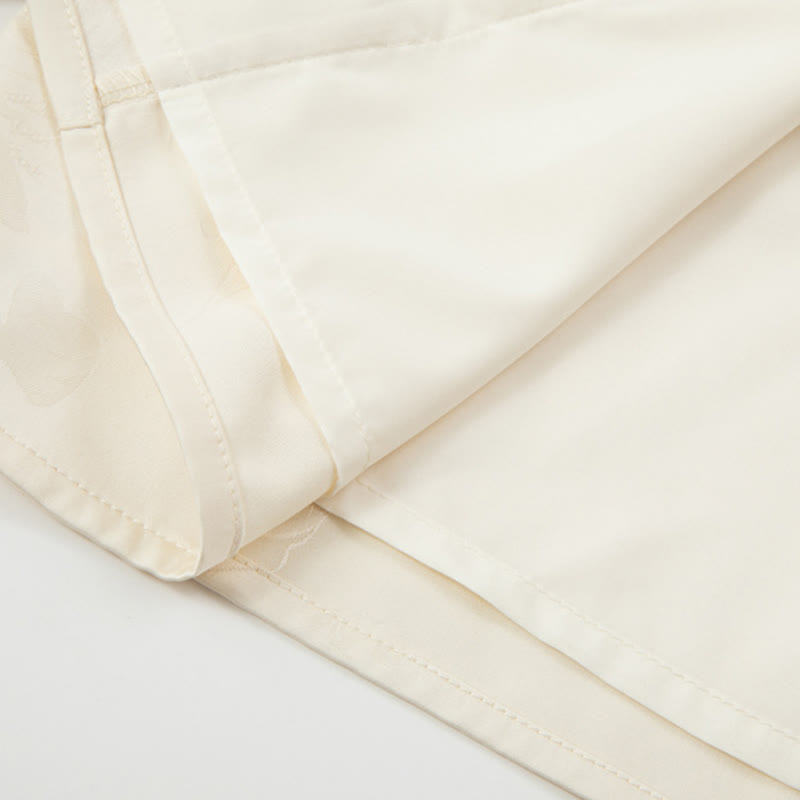 Chaqueta de manga larga para mujer con bordado de flores otoñales y Buddha Stones , diseño de botones de rana - image 9