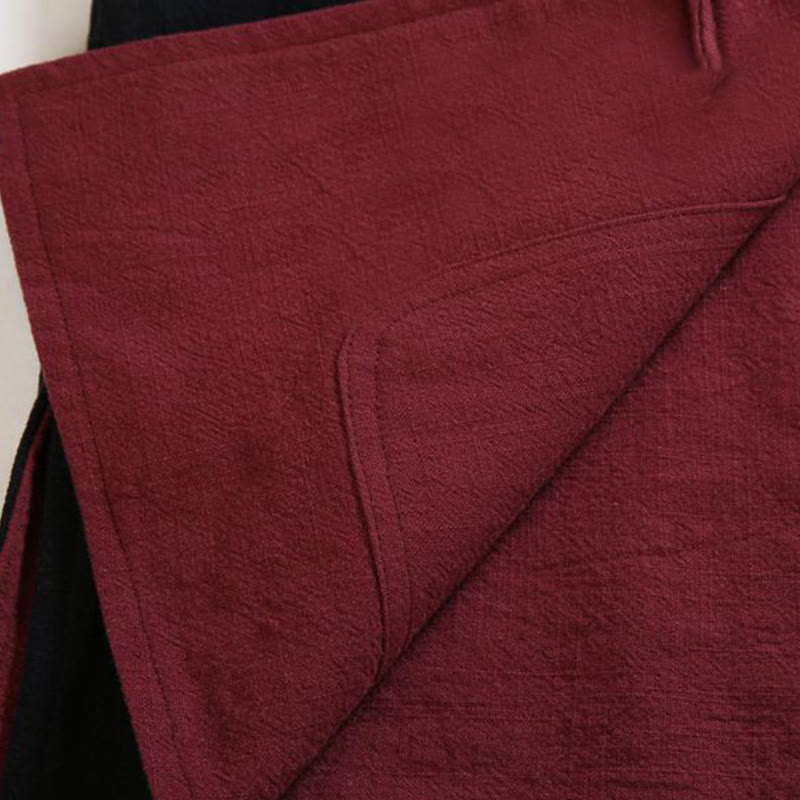 Chaqueta reversible de manga larga para hombre con botones de rana, estilo chino, con Buddha Stones de primavera. - image 7