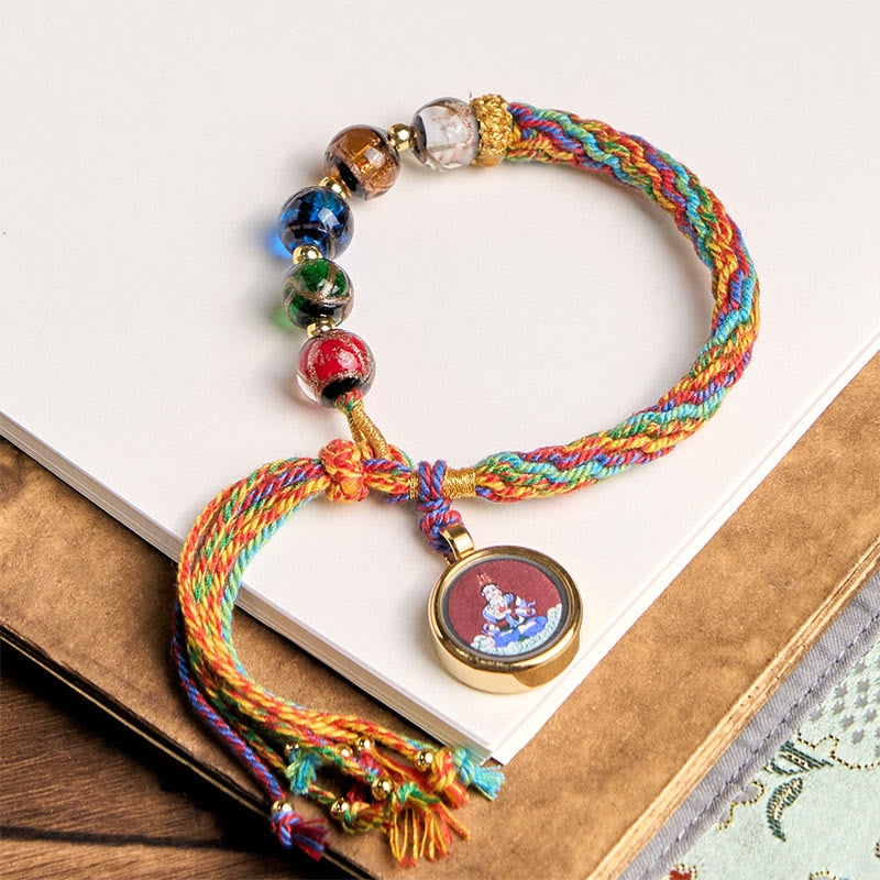 Pulsera de hilo con bendición de cinabrio y Buddha Stones de Buda Thangka del zodíaco chino - image 14