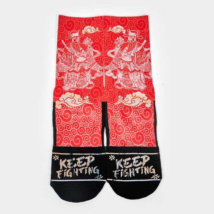 Calcetines unisex con diseño de Buddha Stones auspiciosas, informales, con piedras, dios de la riqueza - image 11