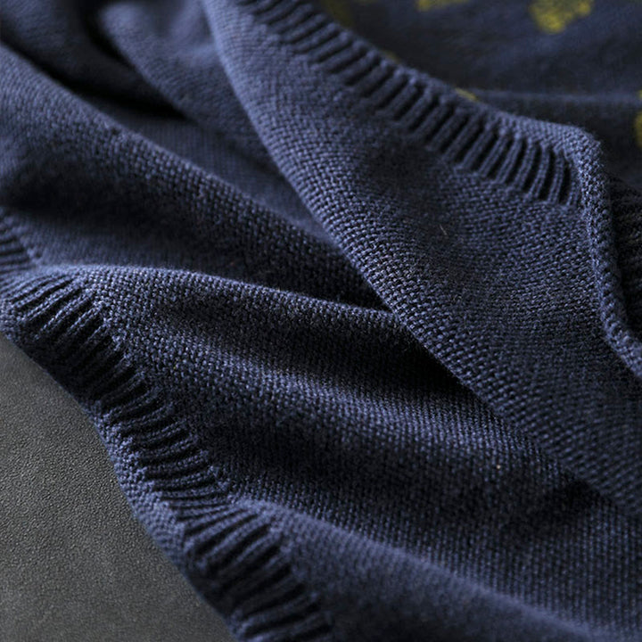 Suéter de algodón para mujer con cuello alto y manga larga, estampado de girasoles y Buddha Stones - image 11