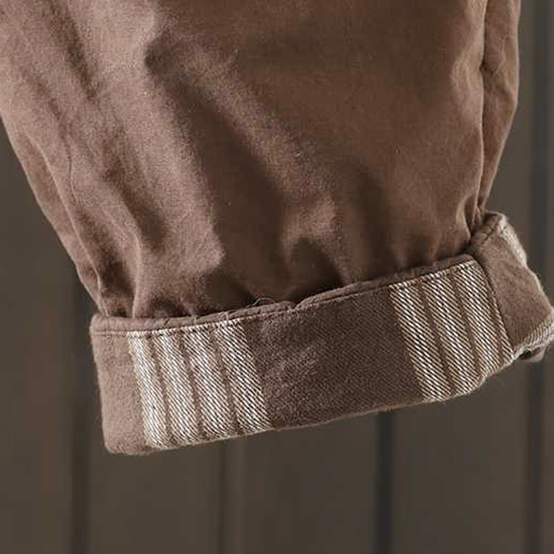 Pantalones térmicos tipo harem de invierno para mujer Buddha Stones, con forro polar y cordón ajustable, con bolsillos. - image 17