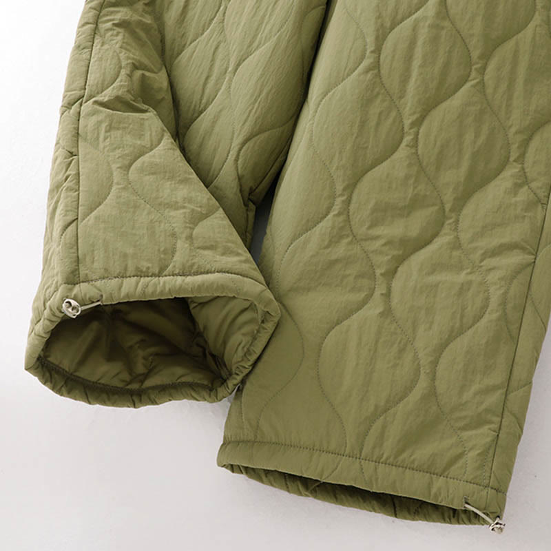 Pantalones térmicos gruesos para mujer Buddha Stones, lisos, con puño elástico, cordón ajustable y bolsillos. - image 18