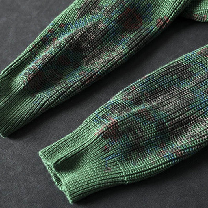 Suéter con capucha de manga larga de algodón floral de punto para mujer Buddha Stones - image 18