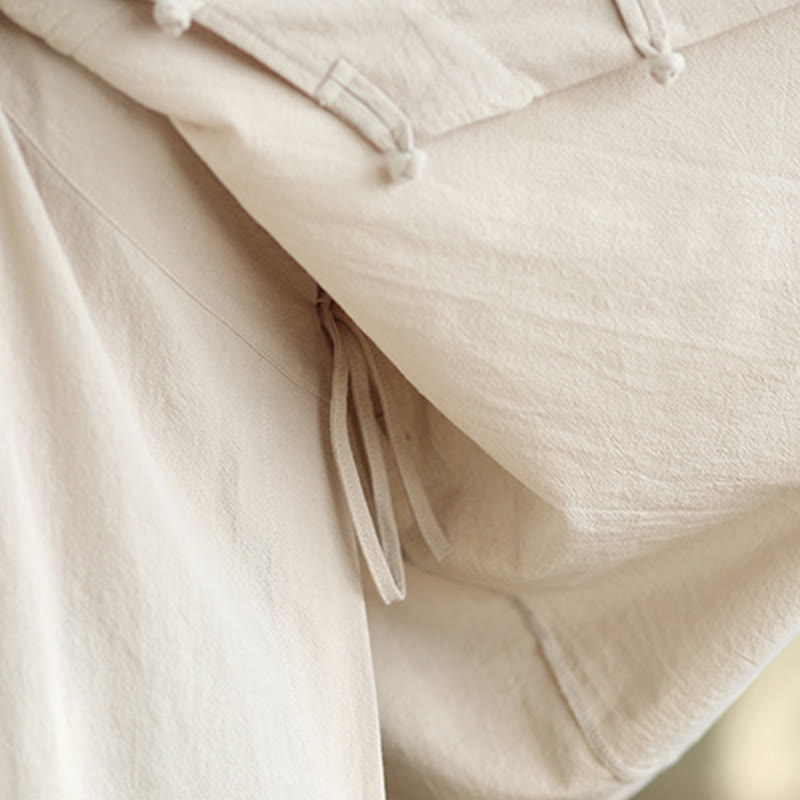 Conjunto de meditación zen para mujer con estampado de Buddha Stones : camiseta de manga larga con cuello en V y pantalón de pierna ancha. Incluye dos piezas. - image 10