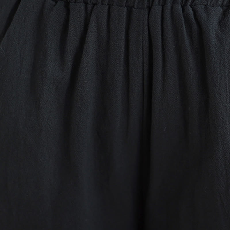Conjunto de 2 piezas para mujer con estampado de Buddha Stones: camisa de manga larga con cuello en V y pantalones de pierna ancha, estilo zen y meditación. - image 20