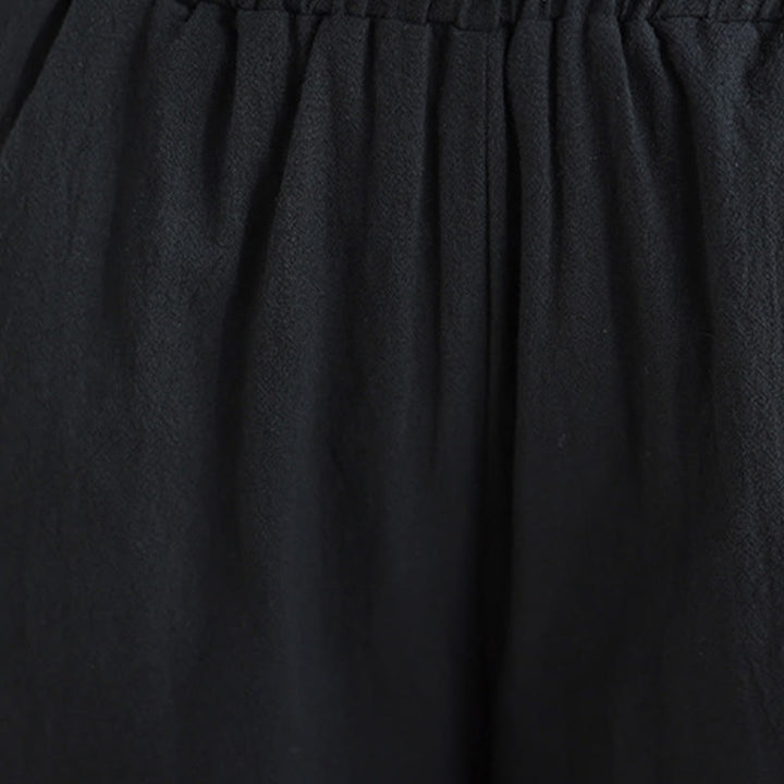 Conjunto de 2 piezas para mujer con estampado de Buddha Stones: camisa de manga larga con cuello en V y pantalones de pierna ancha, estilo zen y meditación. - image 20