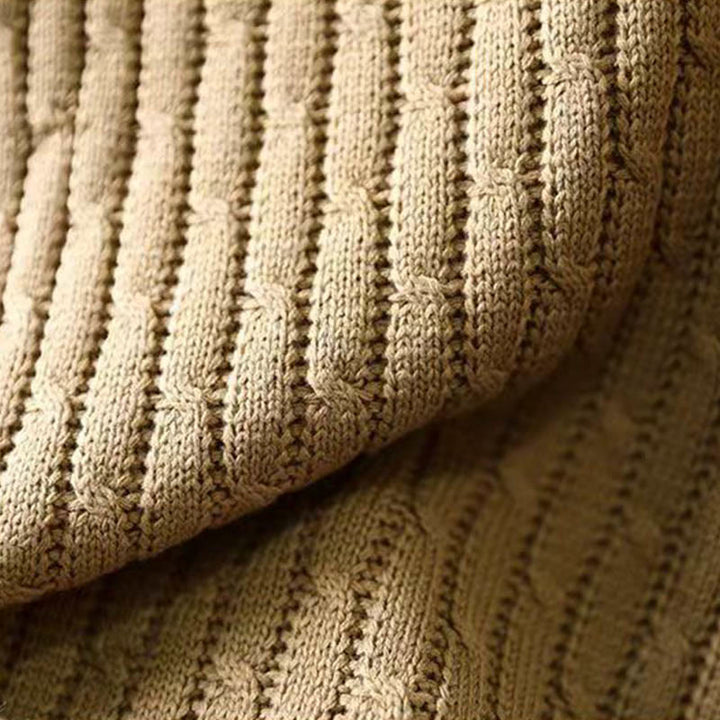 Suéter de manga larga con cuello redondo y diseño de patchwork de Buddha Stones para mujer. - image 5