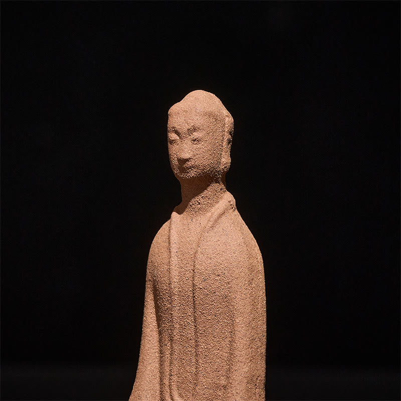 Estatua de cerámica de Buddha Stones de Buda, decoración zen para el hogar, 5 x 3 x 8,5 cm - image 6