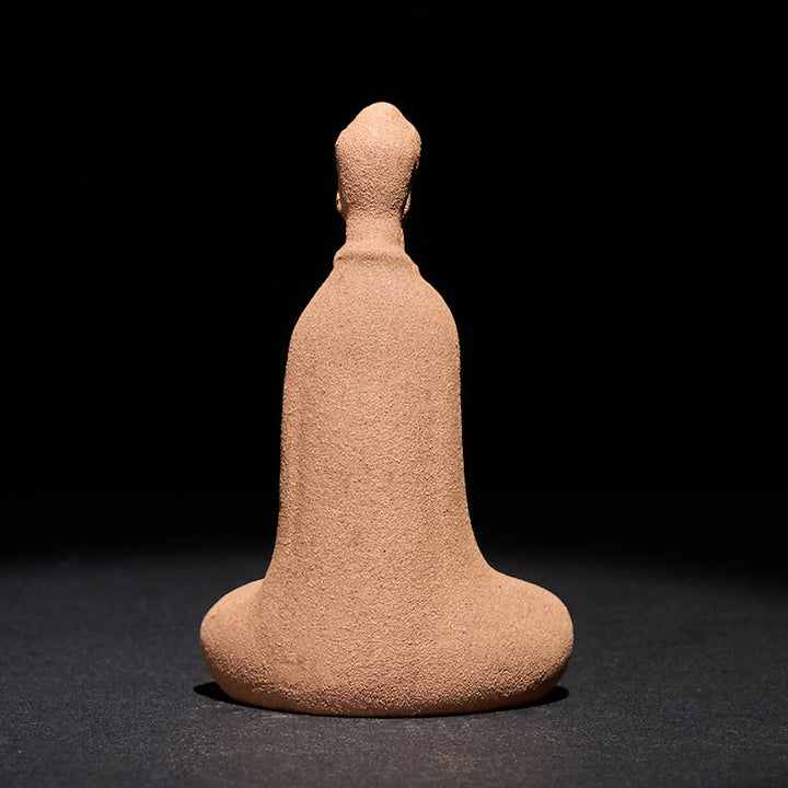 Estatua de cerámica de Buddha Stones de Buda, decoración zen para el hogar, 5 x 3 x 8,5 cm - image 3