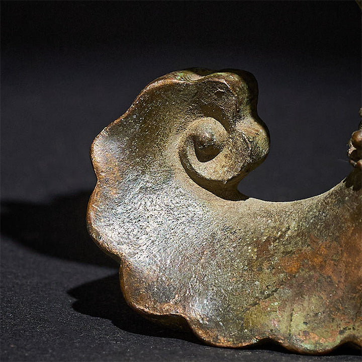 Buddha Stones clásicas de aleación de loto con forma de mano de Buda para decoración del hogar, 4,7 x 2,9 x 8,4 cm - image 6