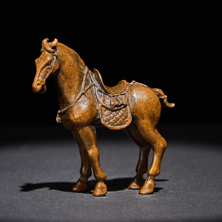 Buddha Stones del Año Antiguo del Caballo, aleación, decoración del hogar, 7,5 x 2,6 x 7 cm - Caballo 7,5*2,6*7 cm - image 0