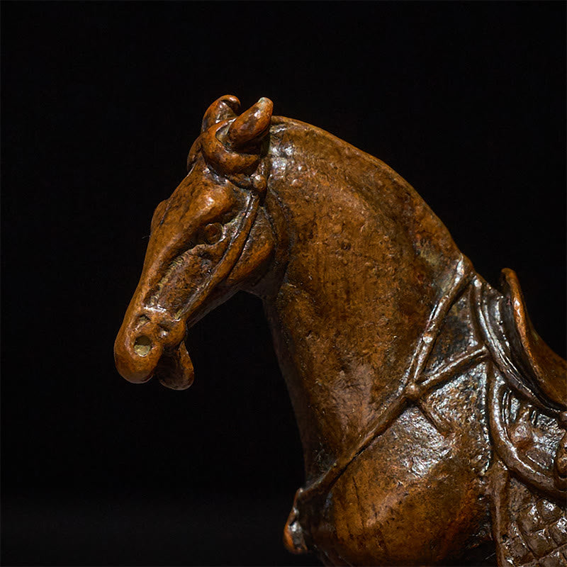 Buddha Stones del Año Antiguo del Caballo, aleación, decoración del hogar, 7,5 x 2,6 x 7 cm - image 7